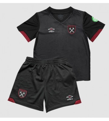 West Ham United Segunda Equipación Niños 2024-25 Manga Corta (+ Pantalones cortos)